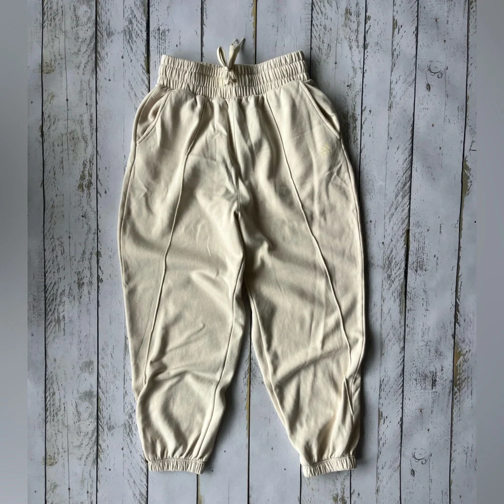 Adidas Hyperglam Fleece Jogger women’s Medium LIKE NEW - Picture 2 of 14